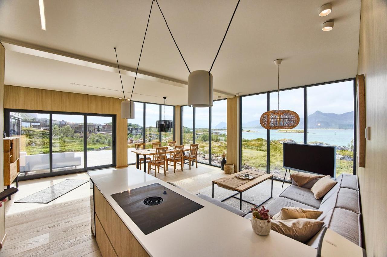 New! Lofoten Luxury Home Near Henningsvaer Lyngvaeret Екстер'єр фото